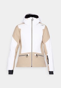 WOMAN JACKET ZIP HOOD - Skijaška jakna - bianco