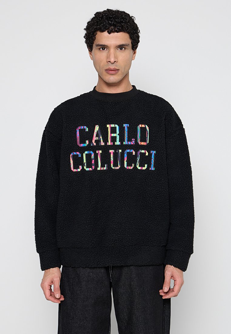 carlo colucci Fleece trui meerkleurig