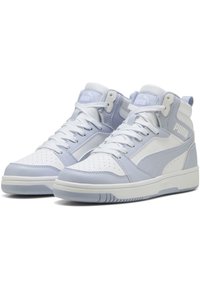 Puma REBOUND V6 UNISEX - Kõrge servaga tossud - white cool weather