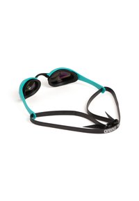 Arena ULTRA SWIPE MIRROR WETTKAMPF - Occhialini da nuoto - emerald peacock