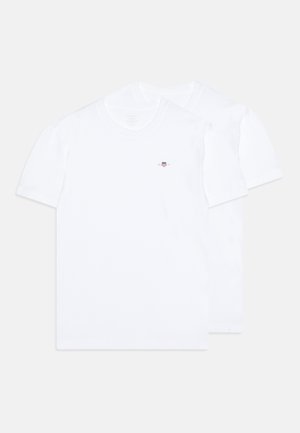 C NECK UNISEX 2 PACK - T-shirt basique - white