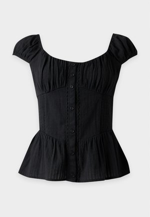 Hollister Co., SWEETHEART - Blouse - black