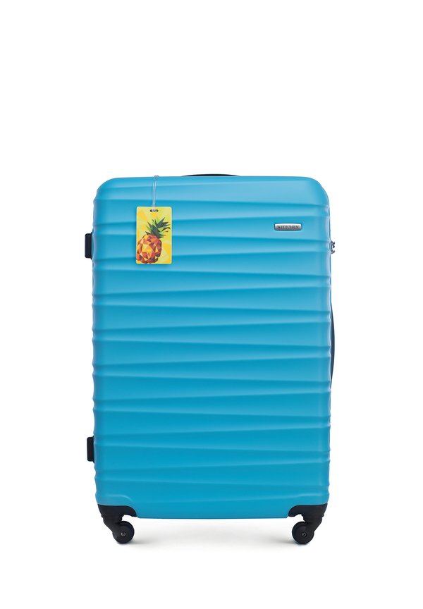 LARGE SUITCASE WITH LUGGAGE TAG FROM ABS - Trolley