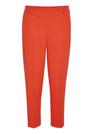 Kaffe KASAKURA HW CROPPED PANTS - Püksid - fiery red