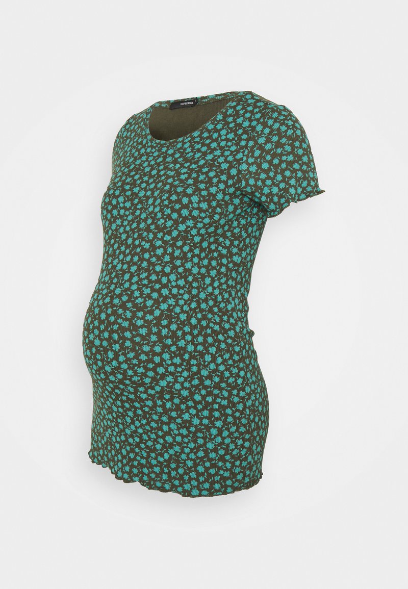 Supermom T-shirt print groen