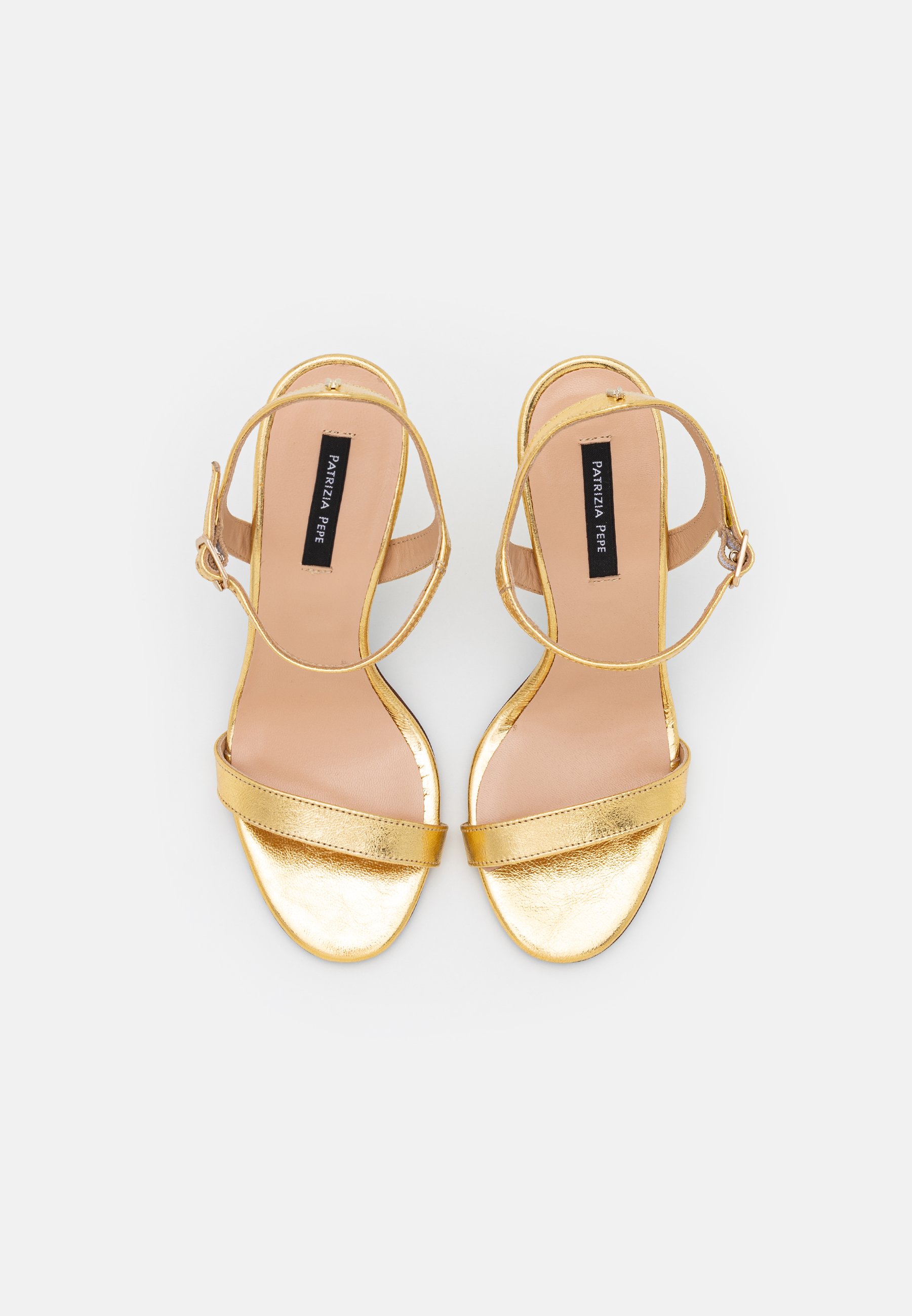 Patrizia Pepe Sandalen met hoge hak - gold star/goudkleurig - Zalando.be