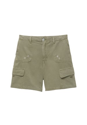 PULL&BEAR BERMUDA - Shorts - khaki