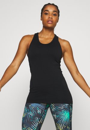 ATHLETE SEAMLESS WORKOUT - Top - black