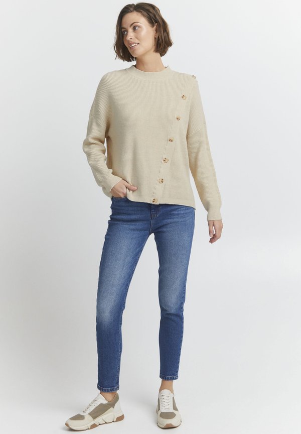 FRBitte - Cardigan - birch melange