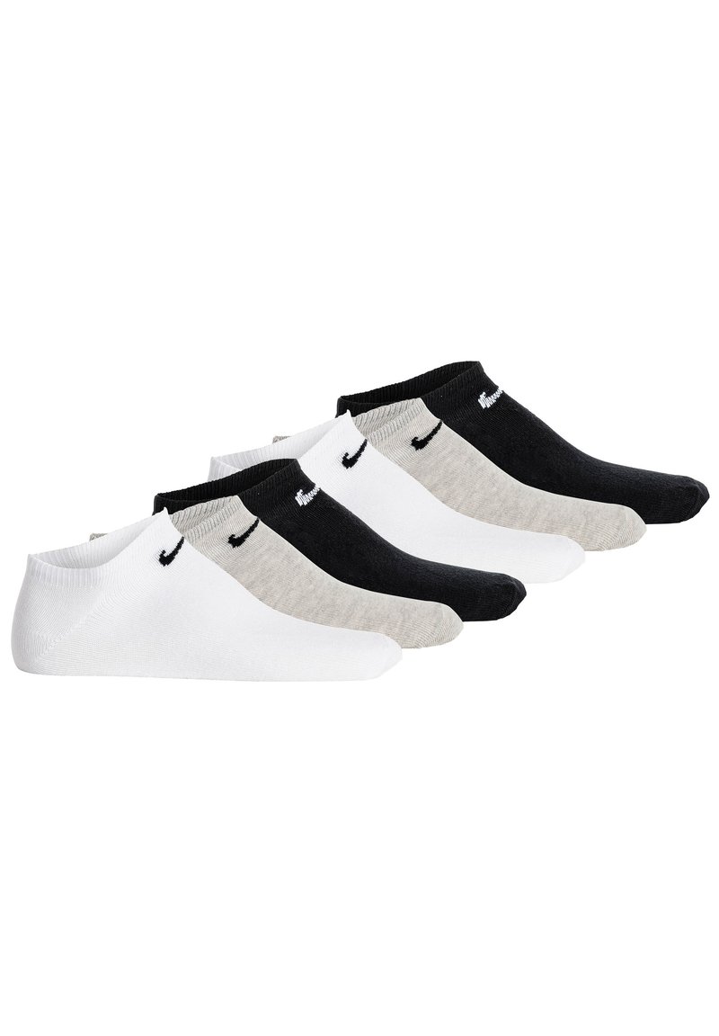 Nike Sportswear 6 PACK  - Calcetines - weiß schwarz grau