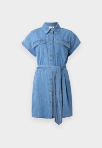 VMNOTUS SHORT DRESS - Obleka iz džinsa - medium blue denim