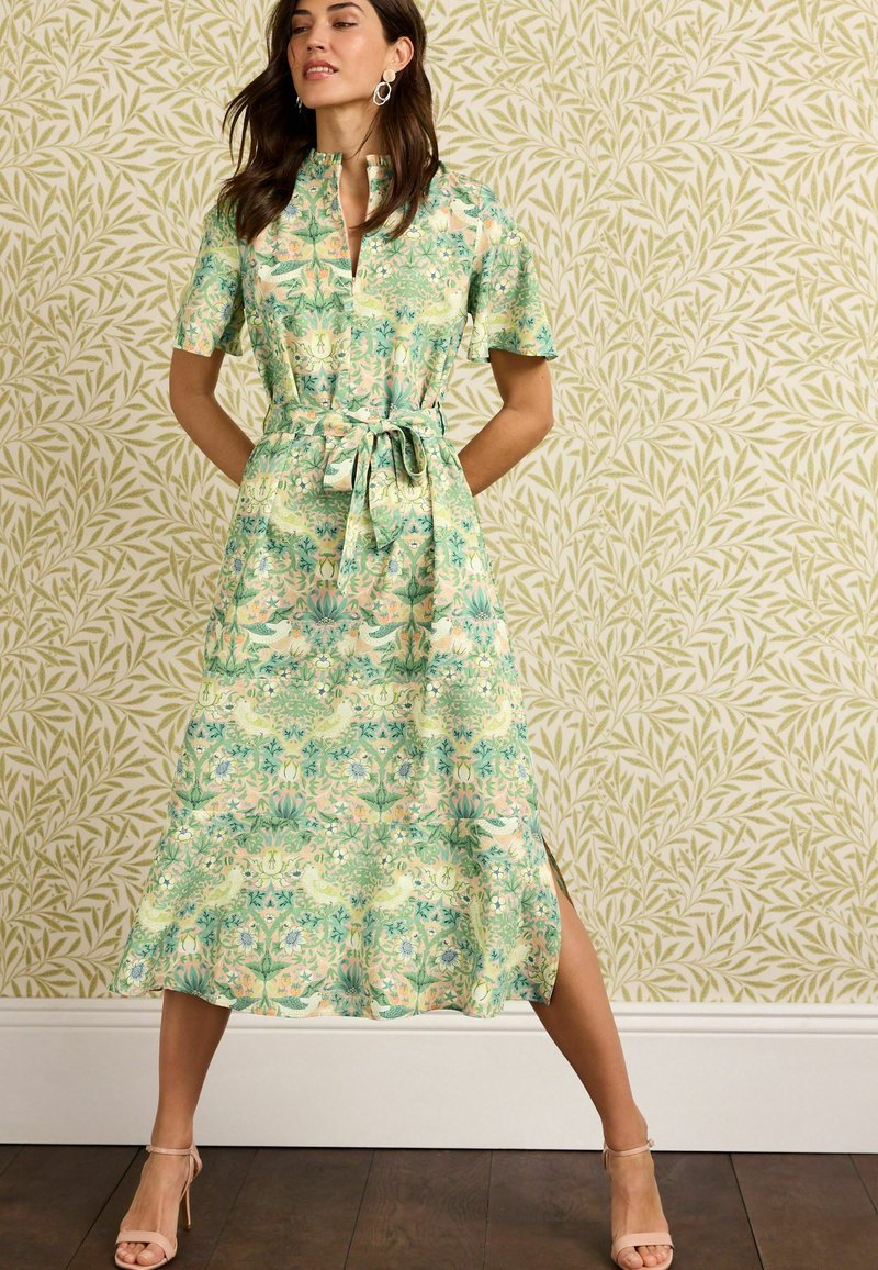 Next ZIP NECK MIDI DRESS Dienas kleita morris co strawberry thief