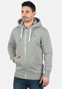 Solid SDBennZip - Zip-up sweatshirt - light grey melange