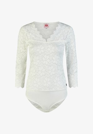 Spieth & Wensky, KASSANDRA-BODY 3/4 ARM - Bluse - offwhite