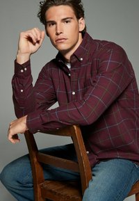 Next CHECK- REGULAR FIT - Skjorter - burgundy red