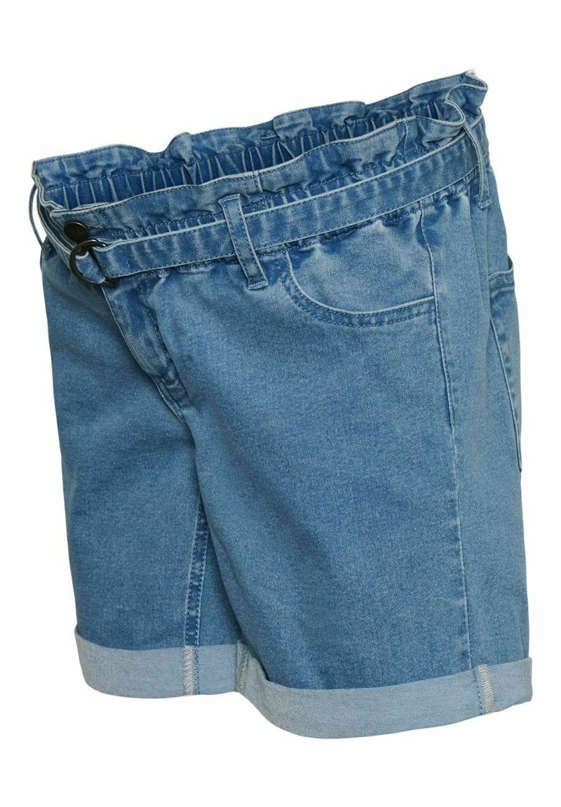 Mamalicious Jeansshort lichtblauw denim