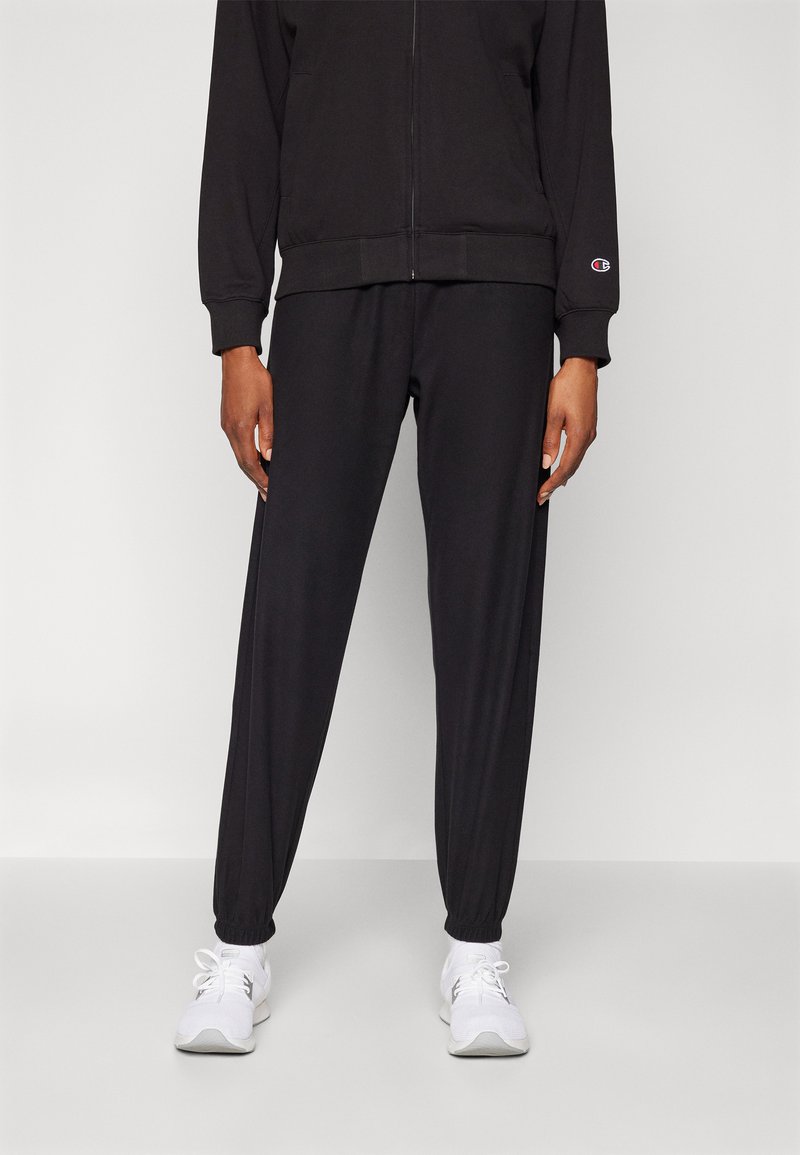 Champion ELASTIC CUFF PANTS QUICK DRY - Treniņtērpa apakšdaļas - black