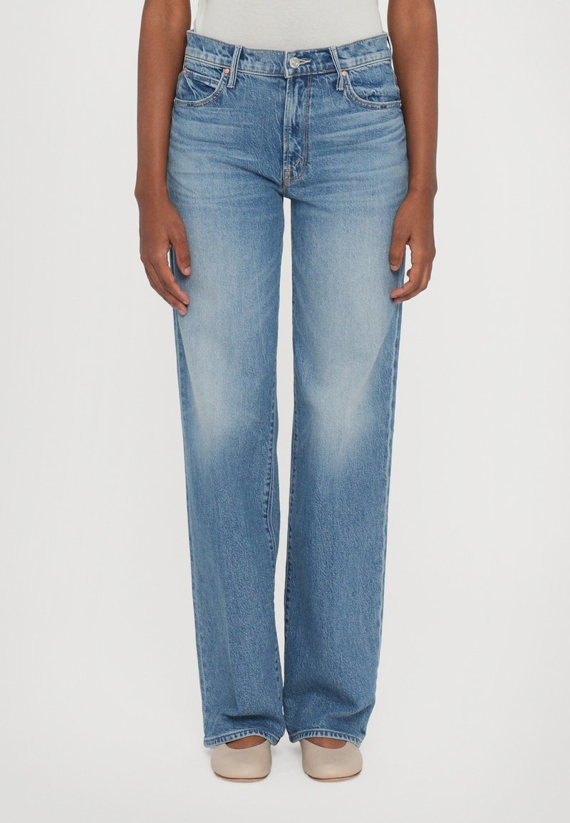 Mother MID RISE TUNNEL VISION SNEAK SUPERIOR - Široke kavbojke - blue denim