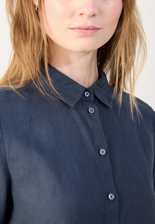 BLOUSE REGULAR FIT SHORT SLEEVE SOLID - Button-down blouse2