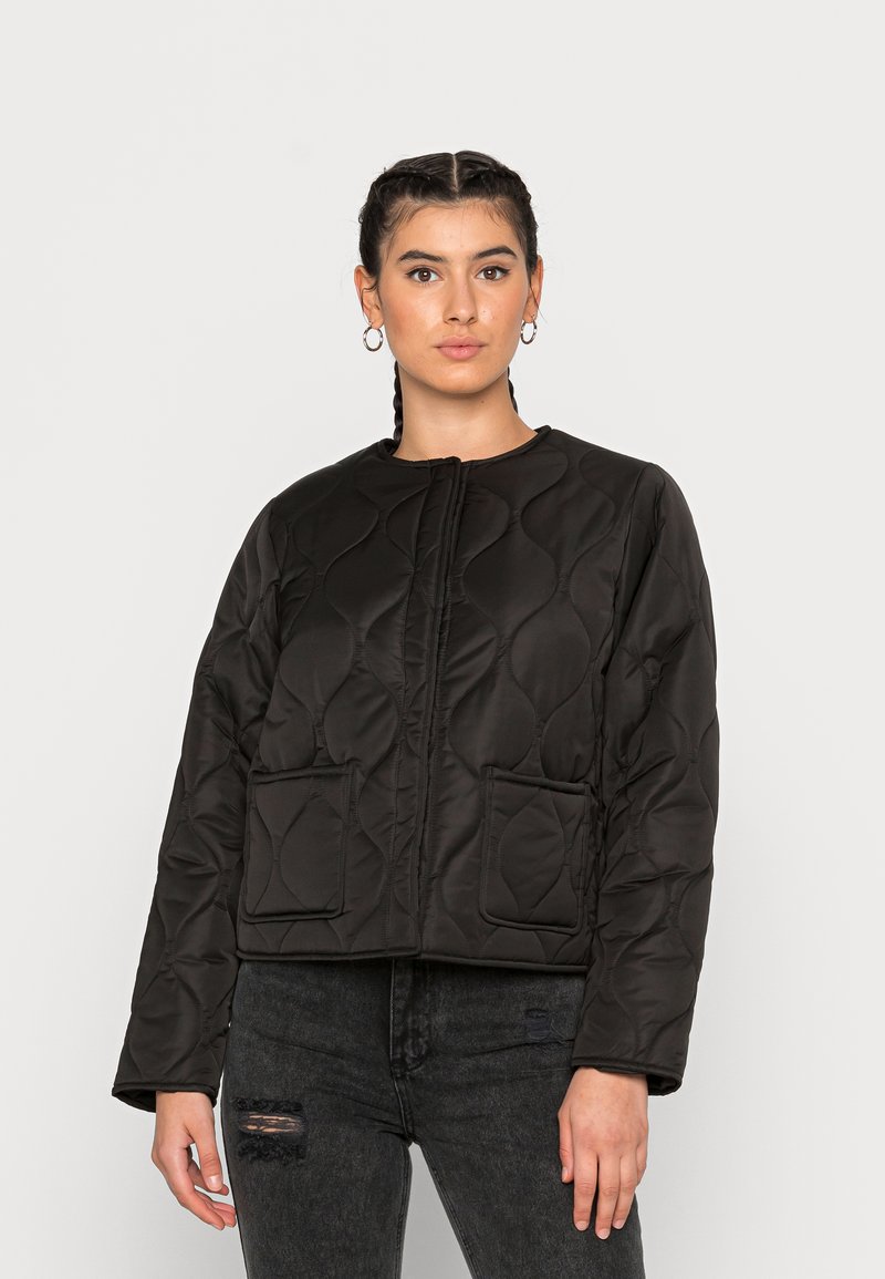NAKD QUILTED JACKET Übergangsjacke black/schwarz Zalando.at