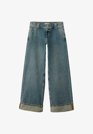 Mango Kids, TEEN - Vaqueros a campana - dark blue