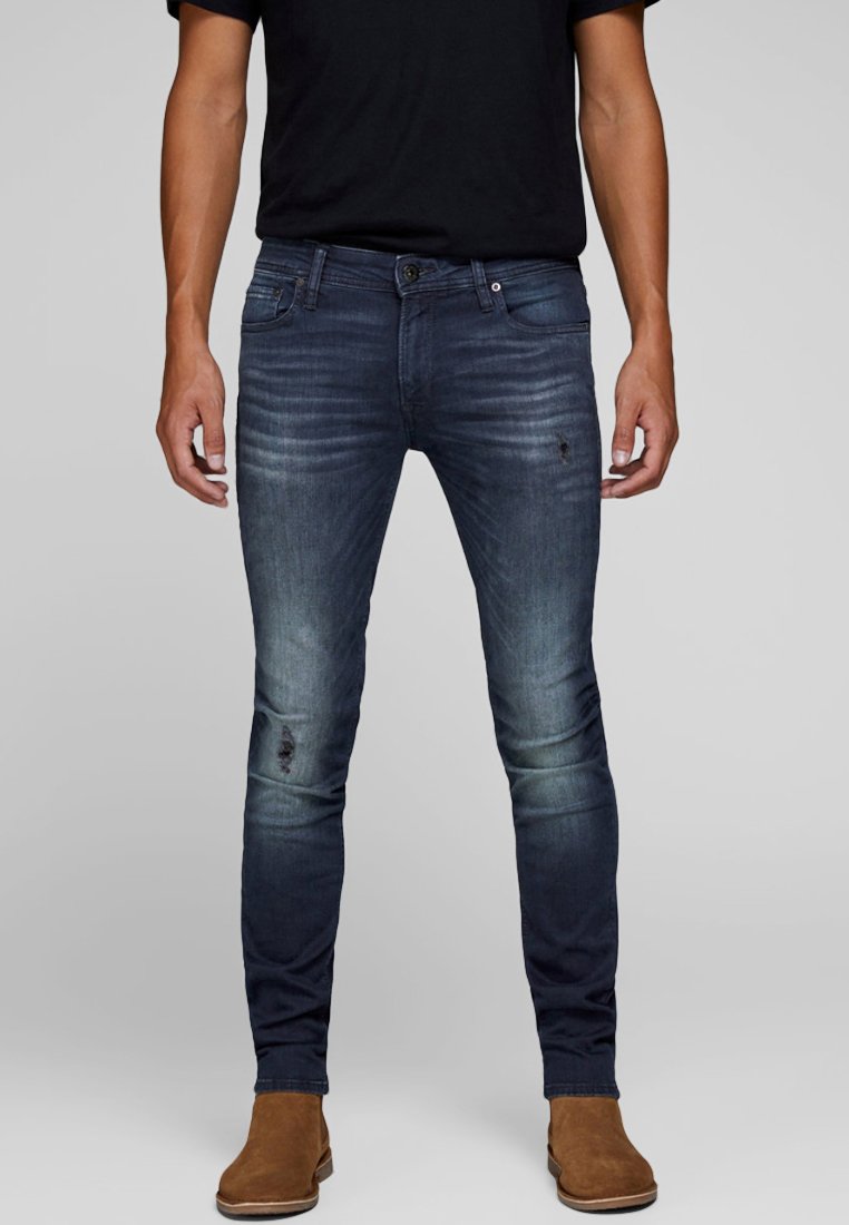 Jack & Jones LIAM Jeans Skinny Fit blue denim Zalando.at Jack & Jones LIAM Jeans Skinny Fit blue denim Zalando.at