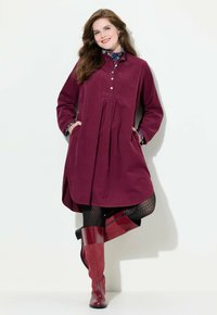 Ulla Popken Košilové šaty - wine red