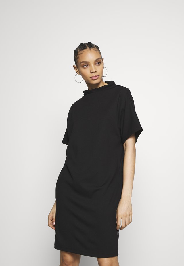 JOOSA FUNNEL - Jerseykleid - black