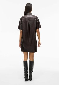 VILA VIELANA - Abito a camicia - coffee bean