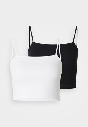 Even&Odd 2 PACK - Topp - white/black
