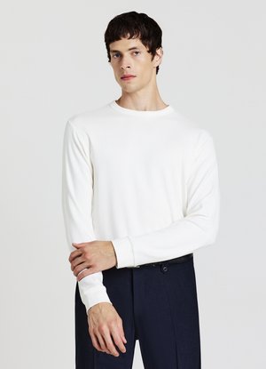 Calliope Maglietta a manica lunga - bianco lana