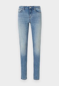 ONLWAUW MID WAIST - Uske traperice - medium blue denim