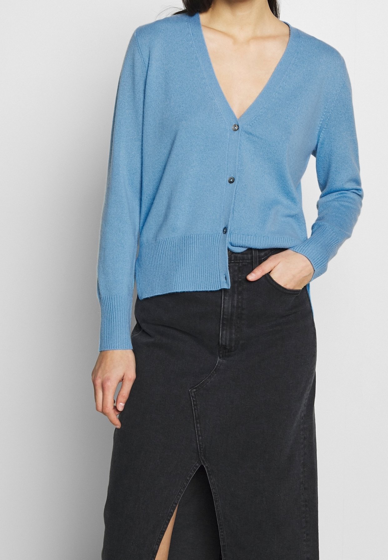FTC Cashmere Cardigan - blue - (Pre-owned) - Zalando.ie