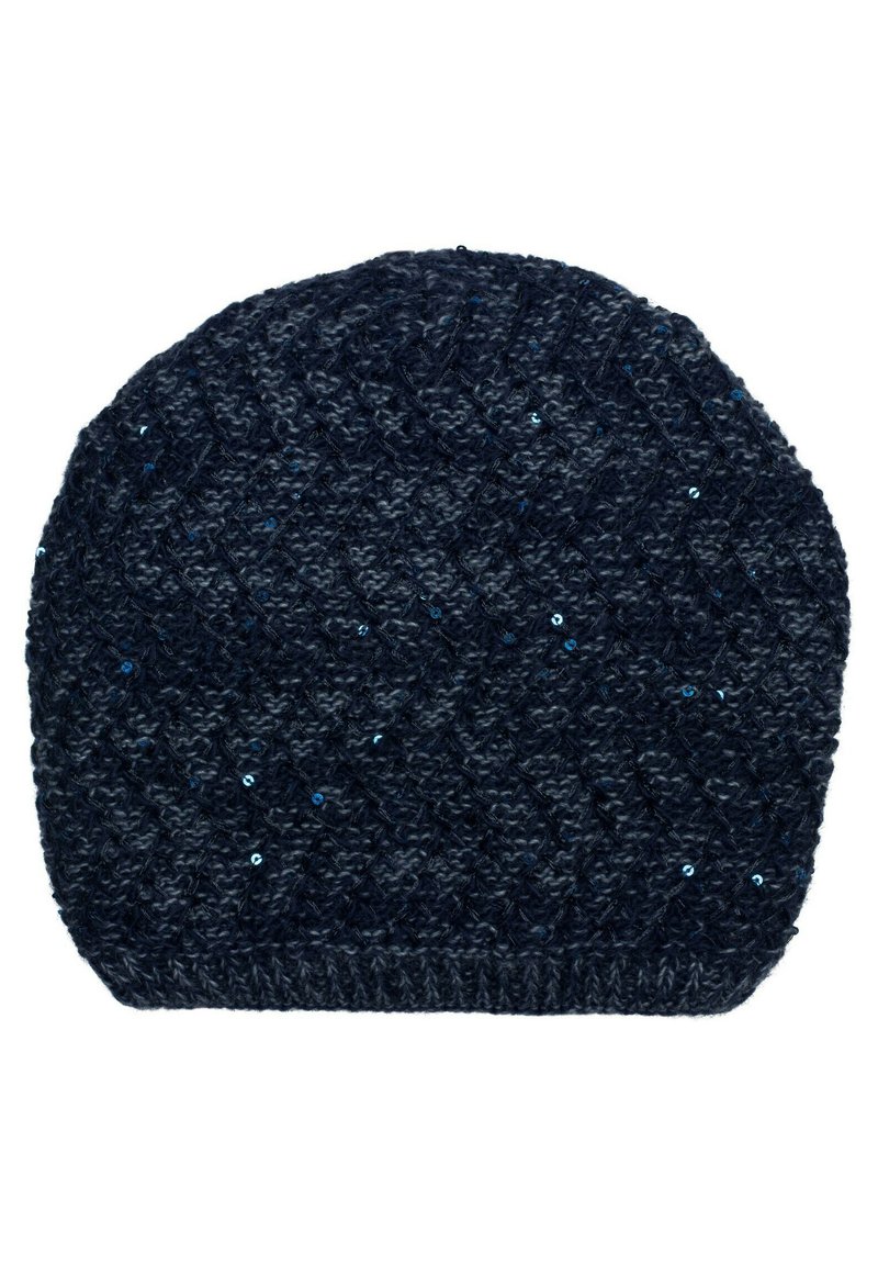 Damen Mützen | STYLEBREAKER BEANIE MÜTZE MIT PAILLETTEN UND THERMO FUTTER WINTER SLOUCH Mütze dunkelblau - KX72417 Damen Mützen | STYLEBREAKER BEANIE MÜTZE MIT PAILLETTEN UND THERMO FUTTER WINTER SLOUCH Mütze dunkelblau - KX72417