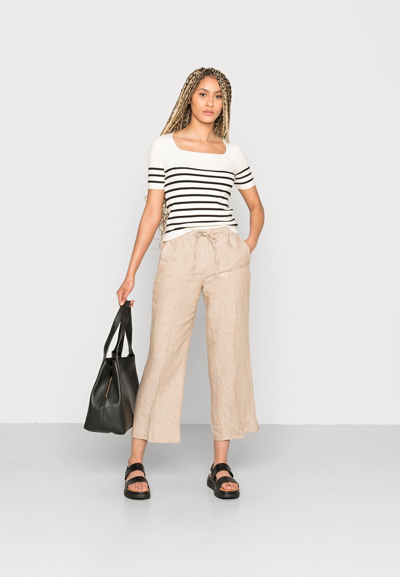 Damen Chinos | Opus MADEKA Stoffhose natural glaze/beige - GQ28129 Damen Chinos | Opus MADEKA Stoffhose natural glaze/beige - GQ28129