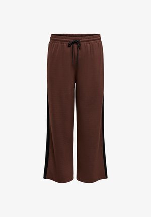ONLY Carmakoma KLASSISCHE CARLEAH NORMAL GESCHNITTEN - Broek - shaved chocolate