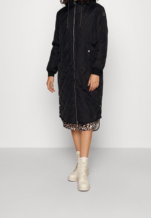 Klassischer Mantel - black