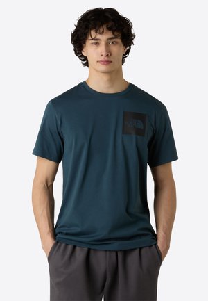 M S/S FINE  - T-shirt con stampa - deep cypress