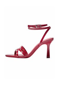 STRAPPY - Højhælede sandaletter / Højhælede sandaler - red
