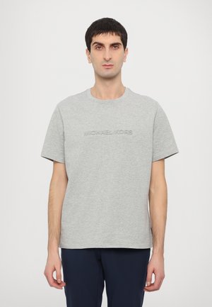 Michael Kors EMBOSSED LOGO TEE - Basic T-shirt - heather grey