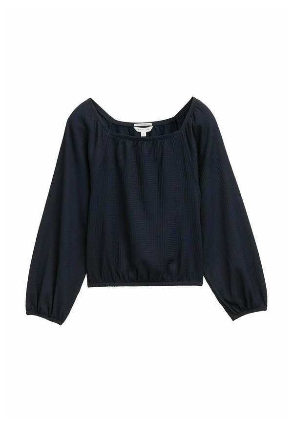 CROPPED MIT STRUKTUR - Bluse