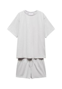 Mango Pyjama set - mottled light grey