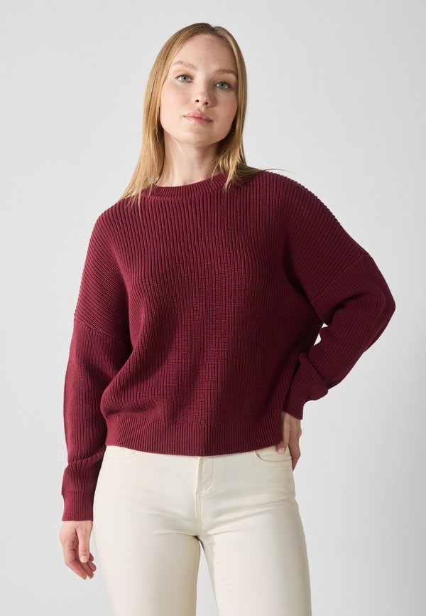Strickpullover - bordeaux