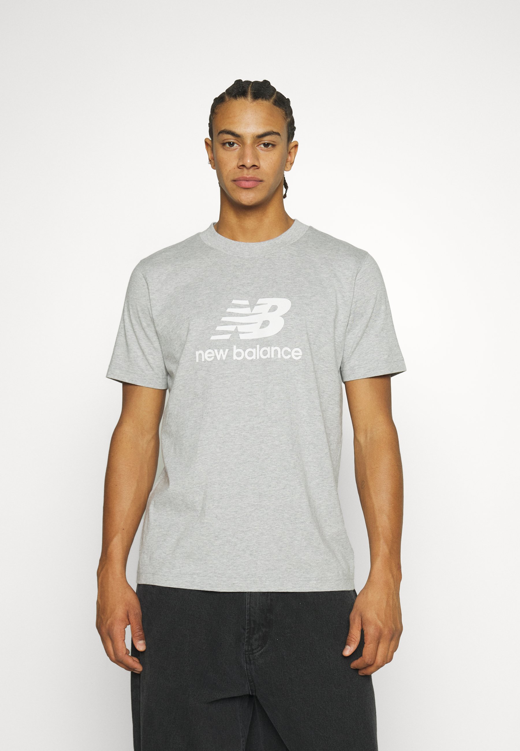 New Balance UNISEX - T-shirt z nadrukiem/szary - Zalando.pl