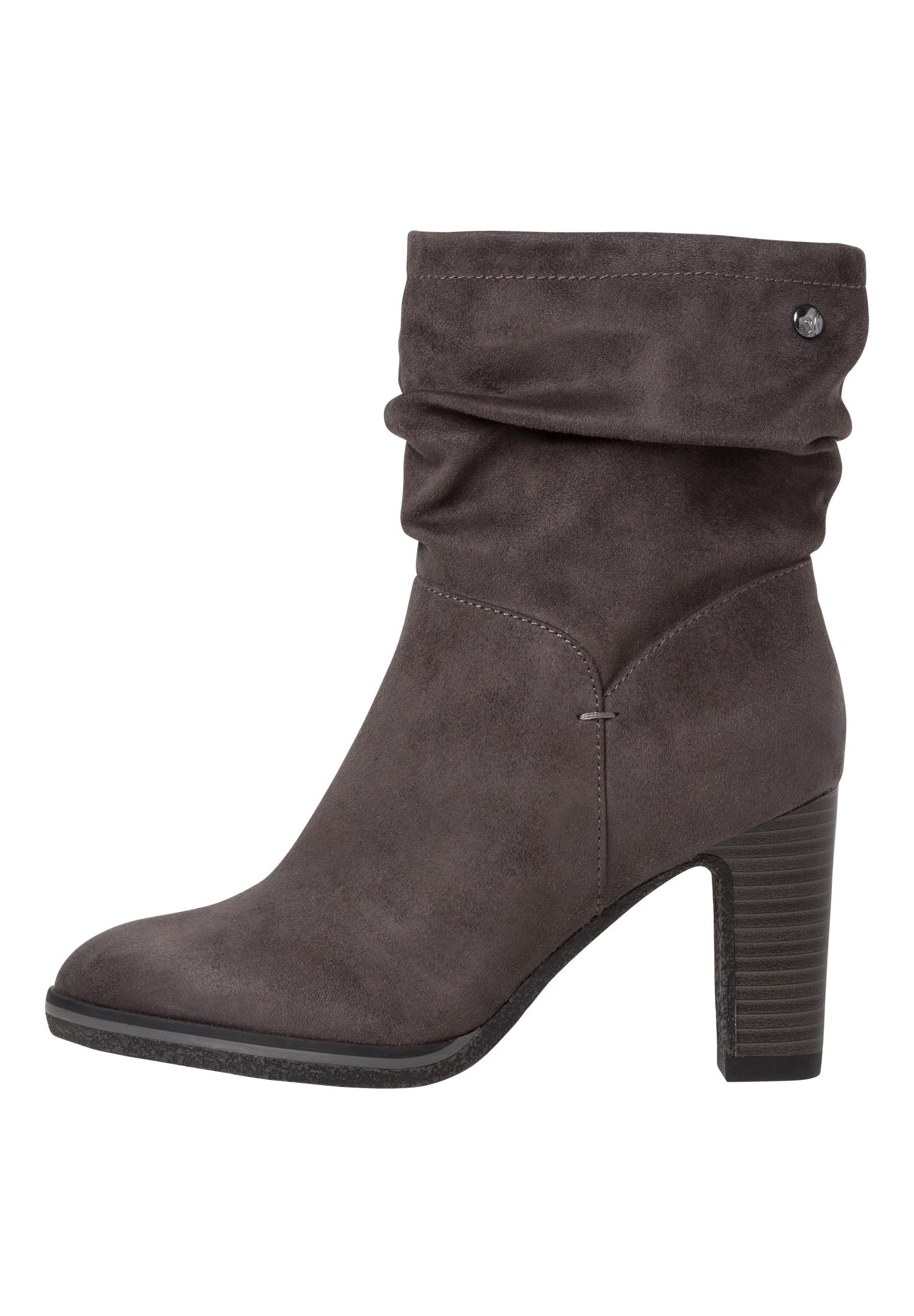 S Oliver Stiefelette High Heel Stiefelette Dark Grey Grau Zalando De