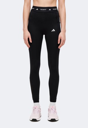 adidas Performance, TECHFIT STASH POCKET FULL LENGTH LEGGINGS - Κολάν - black