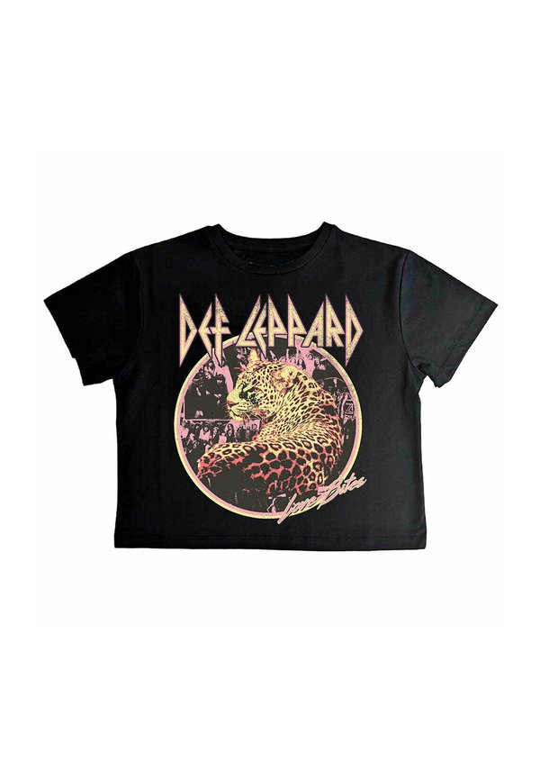 DEF LEPPARD LOVE BITES BAND LOGO CROP  - Print T-shirt2