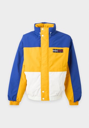 Tommy Jeans, Ελαφρύ μπουφάν - countryside yellow/deep marine/ecru