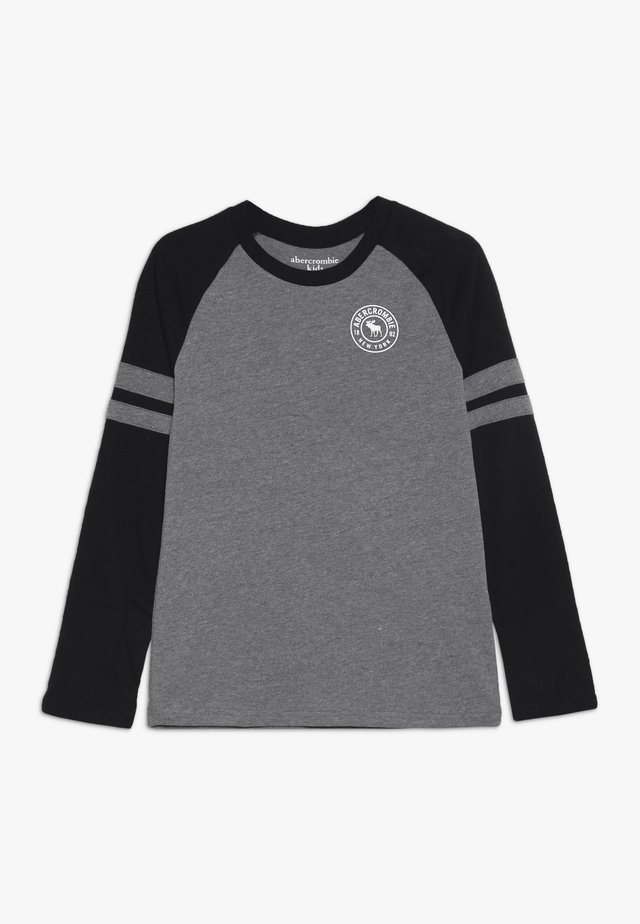 FOOTBALL TEE - Maglietta a manica lunga - grey/black