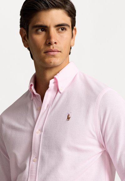 Polo Ralph Lauren KNIT OXFORD SHIRT - Ing - carmel pink